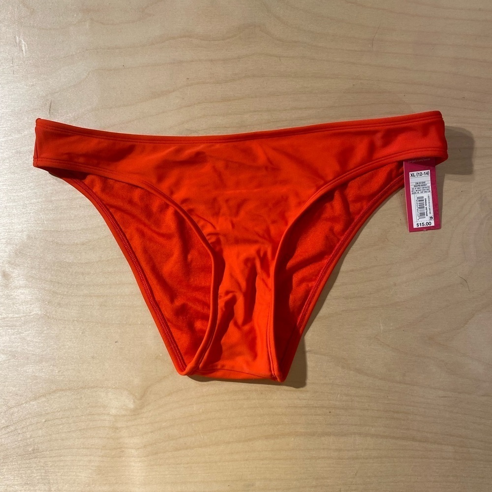 Xhilaration Bold Red Bikini Bottom XL (12-14) (GF)